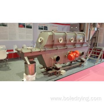 Granular seasonings vibrating fluid bed dryer